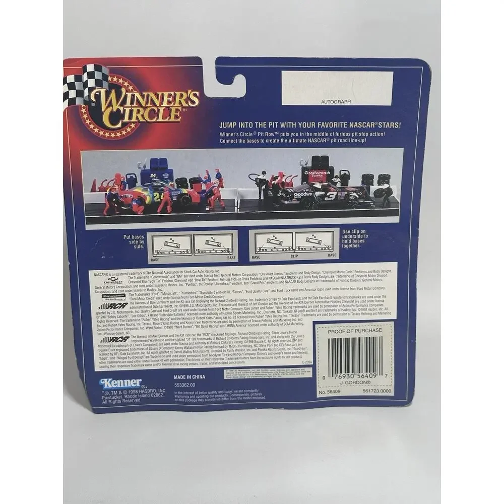 NIP NASCAR Winners Circle Jeff Gordon #24 Pepsi Pit Row Series 1:64 1998 Diecast